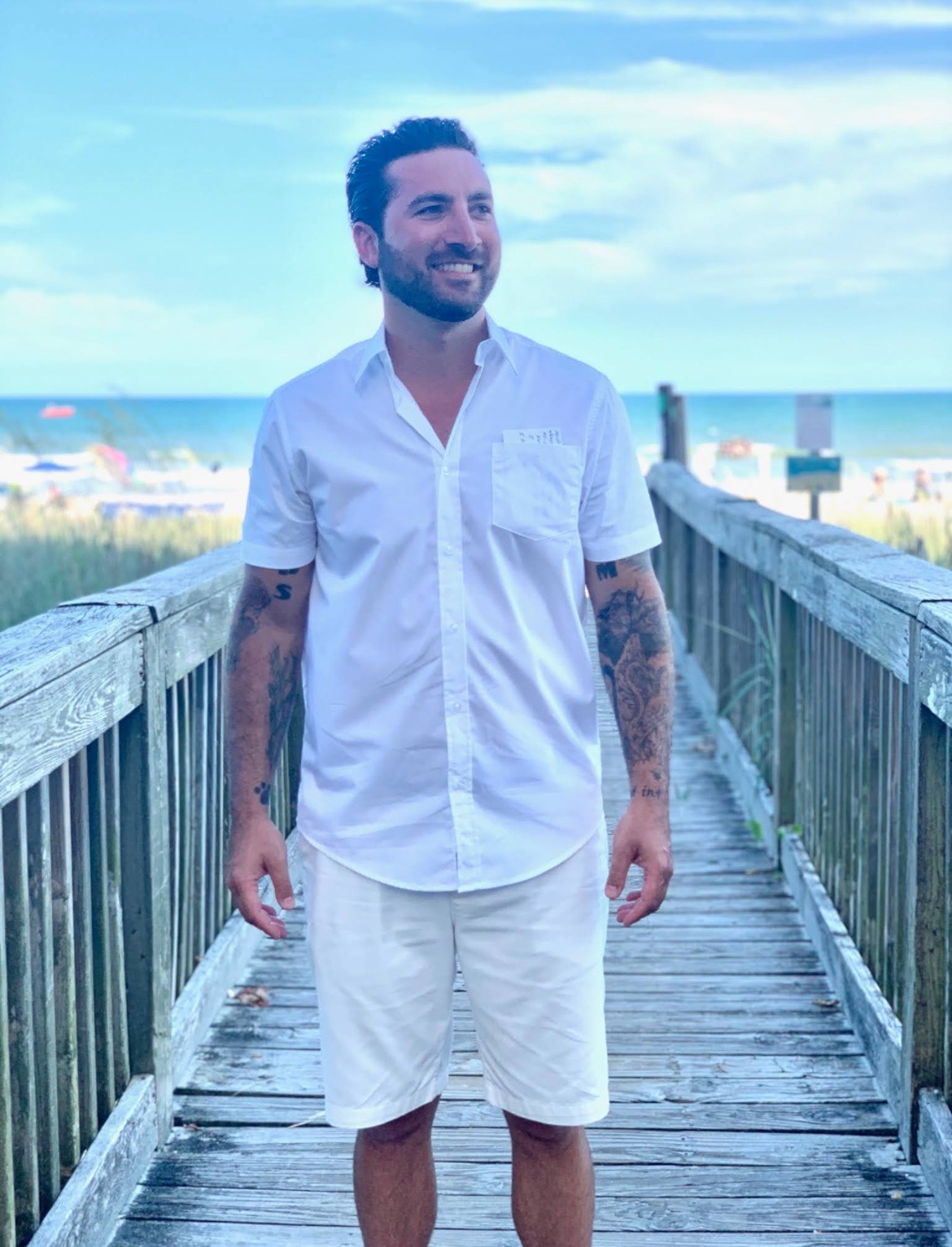 Dr. Thrush at the beach